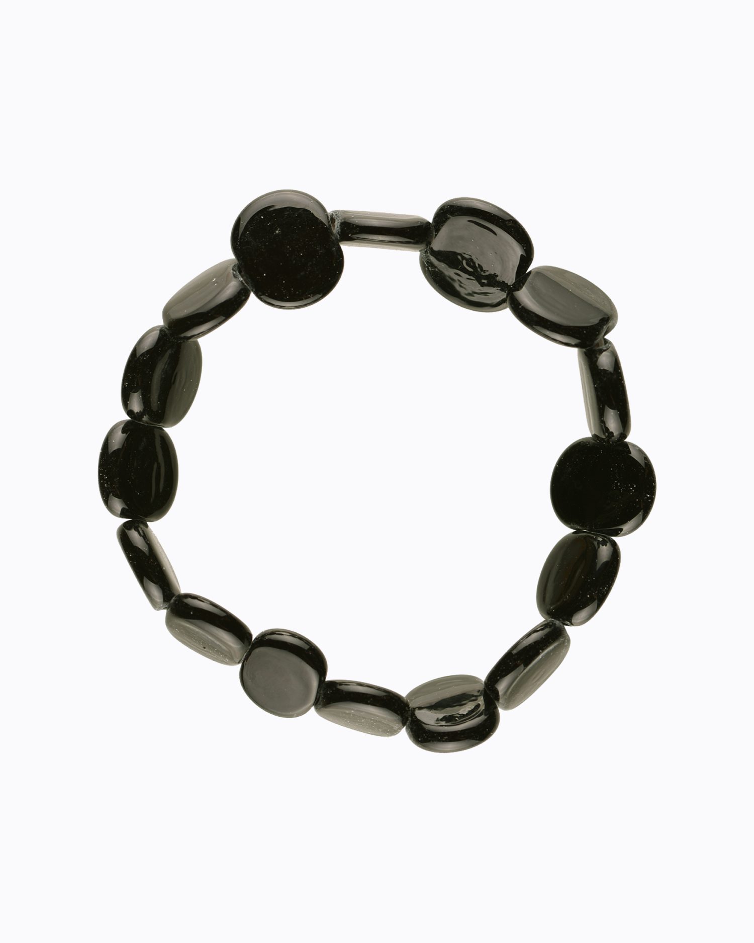 Bracelet perles Pétale en Cristal de Murano Noir