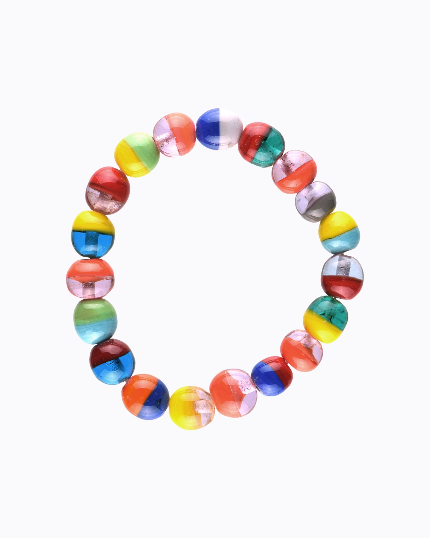 Bracelet petites perles rondes toutes couleurs opaque et transparent